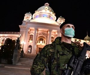 18.03.2020., Beograd, Srbija - U Srbiji je treci dan na snazi izvanredno stanje. Svim osobama je zabranjeno kretanje od 20h do 05 sati. U Srbiji je 89 registriranih slucajeva zaraze koronavirusom. Photo: Srdjan Ilic/PIXSELL