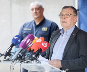 19.03.2020., Zagreb - Nacionalni stozer civilne zastite odrzao je konferenciju za medije o najnovijim detaljima sirenja koronavirusa u Hrvatskoj. Ravnatelj Hrvatskog zavoda za javno zdravstvo (HZJZ) Krunoslav Capak. Photo: Borna Filic/PIXSELL