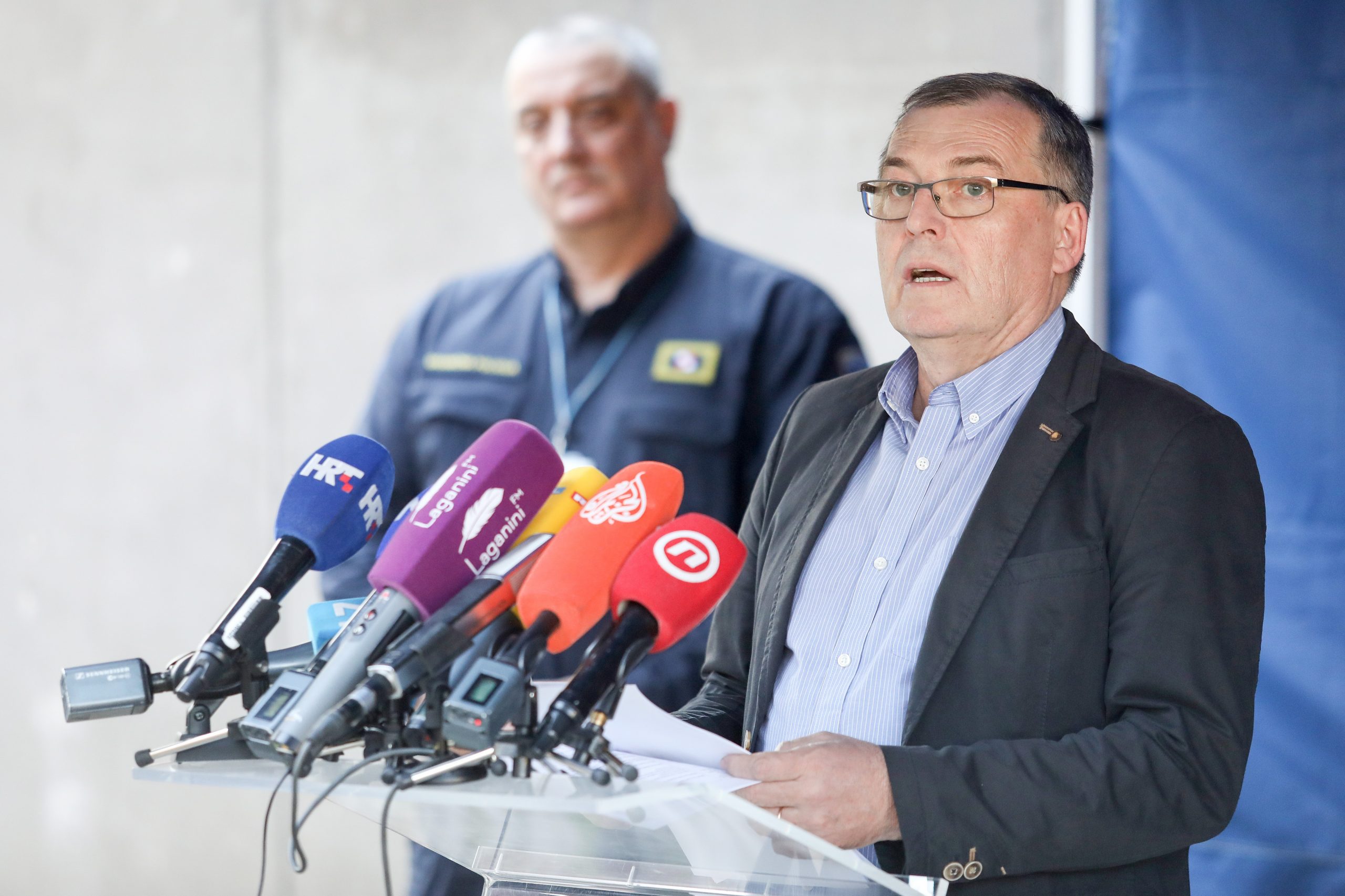 19.03.2020., Zagreb - Nacionalni stozer civilne zastite odrzao je konferenciju za medije o najnovijim detaljima sirenja koronavirusa u Hrvatskoj. Ravnatelj Hrvatskog zavoda za javno zdravstvo (HZJZ) Krunoslav Capak. Photo: Borna Filic/PIXSELL