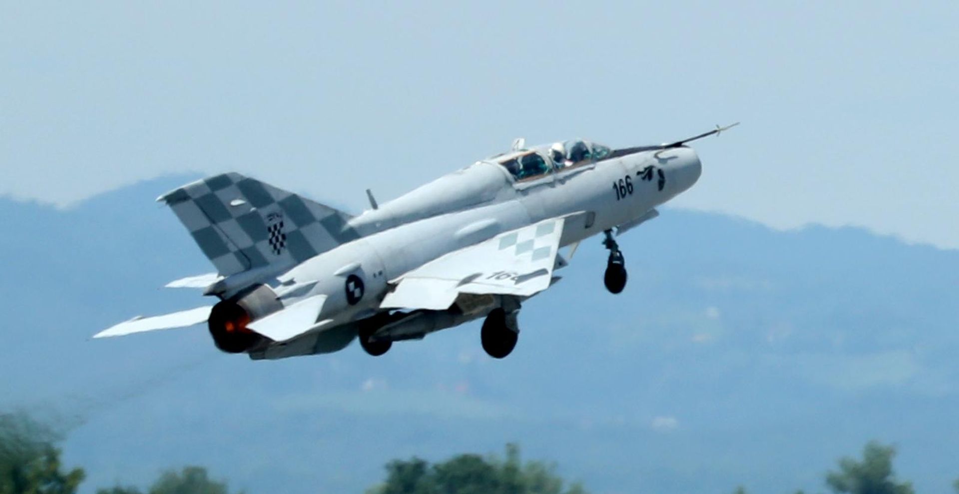 Vojni avion HRZ Mig 21 16.07.2018., Zagreb - Zracna Luka Zagreb, vojni avion HRZ Mig 21
Photo: Robert Anic/PIXSELL