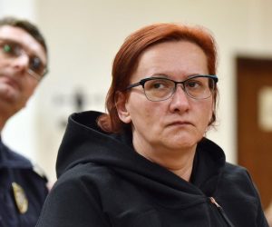21.01.2020., Varazdin - Nastavak sudjenja Smiljani Srnec, optuzenoj za ubojstvo sestre Jasmine Dominic.

Photo: Vjeran Zganec Rogulja/PIXSELL