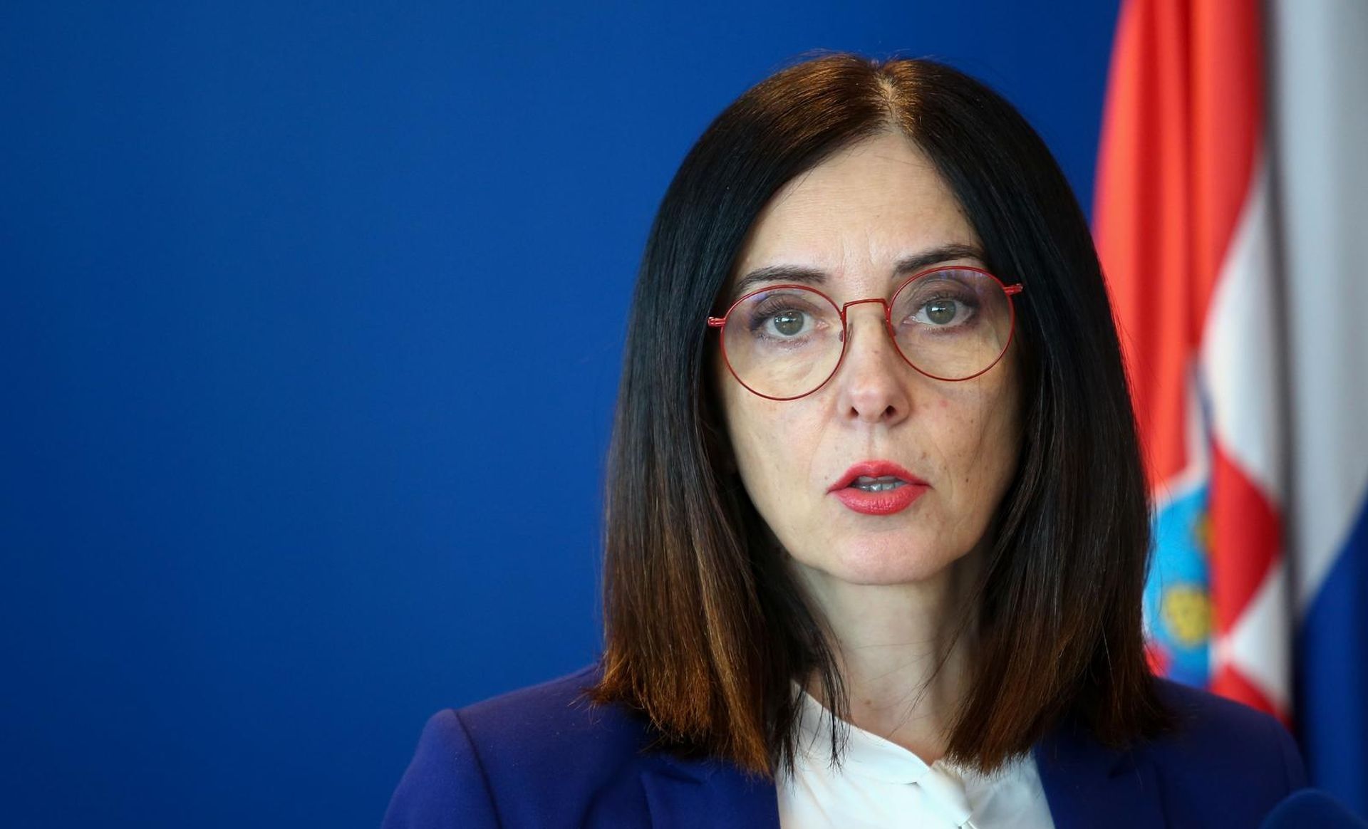 21.02.2020., Zagreb - Ministrica znanosti i obrazovanja Blazenka Divjak odrzala konferenciju za novinare.
Photo: Matija Habljak/PIXSELL