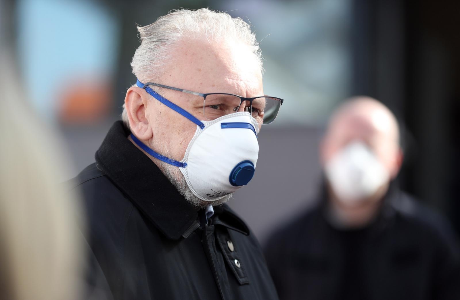 22.03.2020.Zagreb - U NSK nakon potresa koji pogodio Zagreb sastao se drzavni vrh. Davor Bozinovic
Photo: Slavko Midzor/PIXSELL