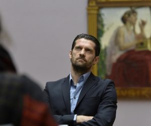 24.02.2015., Umjetnicki paviljon, Zagreb - Konferencija za medije povodom otvorenja izlozbe Kolekcija Vugrinec - remek-djela hrvatske moderne, nogometasa Davora Vugrinca. 
Photo: Marko Lukunic/PIXSELL