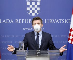 24.03.2020., Zagreb - Konferencija za medije o Vladinim gospodarskim mjerama zbog krize izazvane koronavirusom. Ministar financija Zdravko Maric. Photo: Damir Sencar/HINA/POOL/PIXSELL