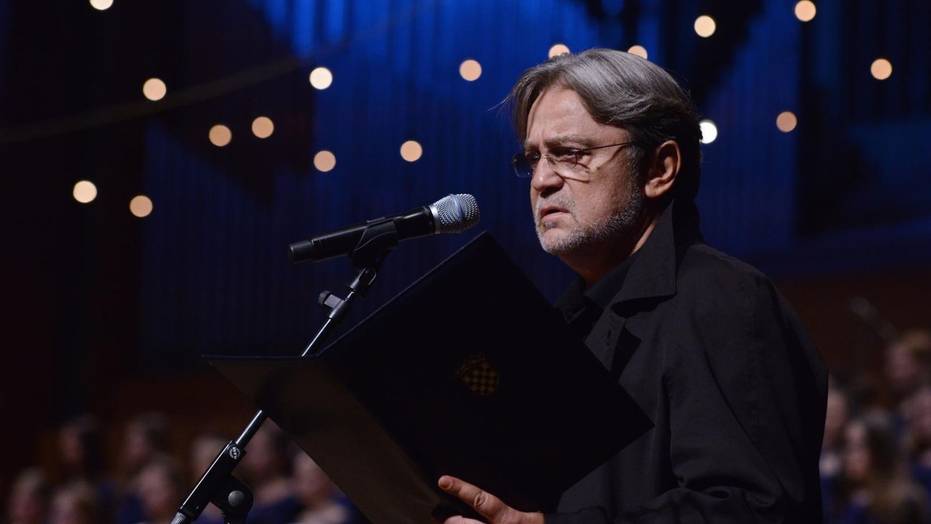 25.10.2014., Zagreb - U KD Vatroslav Lisinski odrzan koncert Zagrebacke filharmonije i zbora Zvjezdice povodom 50. rodjendana Drazena Petrovica. 
Photo: Marko Lukunic/PIXSELL