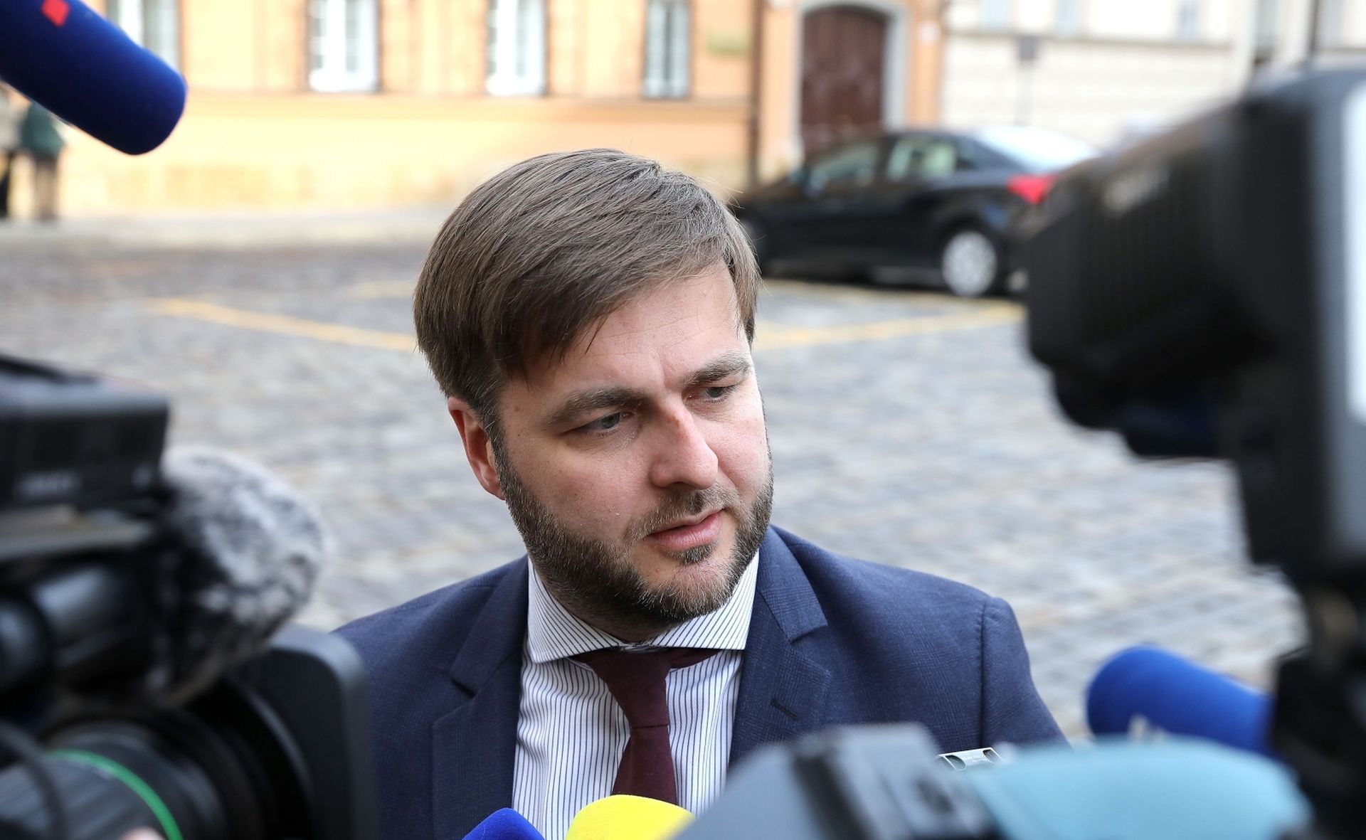 26.02.2020., Zagreb - Ministri dolaze na sjednicu uzeg kabineta Vlade RH
Photo: Patrik Macek/PIXSELL