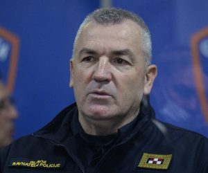 26.03.2020., Zagreb - Nacionalni stozer civilne zastite odrzao je konferenciju za medije o najnovijim detaljima sirenja koronavirusa u Hrvatskoj. glavni ravnatelj policije Nikola Milina. Photo:  Damir Krajac/POOL/CROPIX