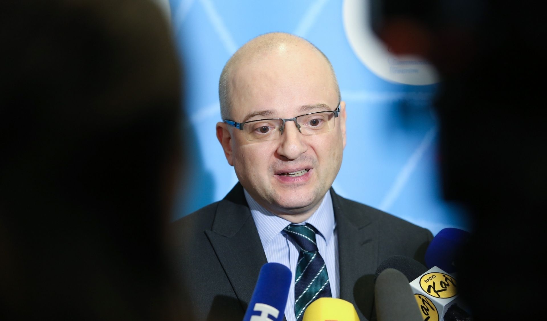 27.02.2020., Zagreb - Akademik Igor Rudan dao je izjavu o koronavirusu, a nakon toga na Edward Bernays University Collegeu odrzao je predavanje studentima. Photo: Emica Elvedji/PIXSELL