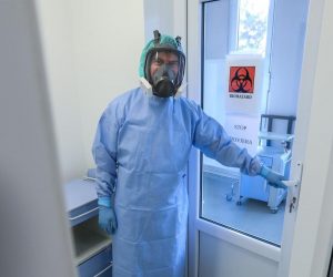 29.01.2020., Zagreb - Infektivna bolnica Fran Mihaljevic, pripreme odjela za prihvat zarazenih pacijenata koronavirusom. Photo: Robert Anic/PIXSELL