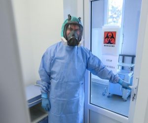 29.01.2020., Zagreb - Infektivna bolnica Fran Mihaljevic, pripreme odjela za prihvat zarazenih pacijenata koronavirusom. Photo: Robert Anic/PIXSELL