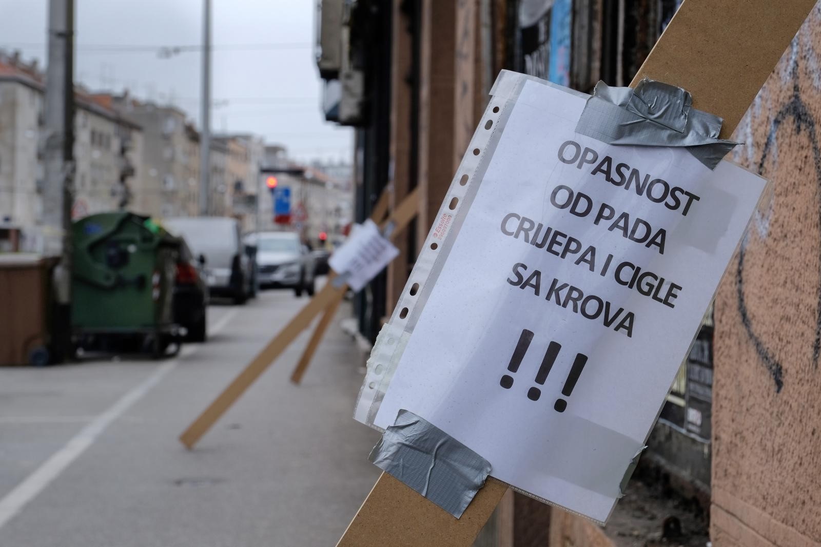 30.03.2020., Zagreb - Gotovo potpuno prazan grad posljedica je potresa i korona virusa. Zvonimirova ulica. 
Photo: Tomislav Miletic/PIXSELL