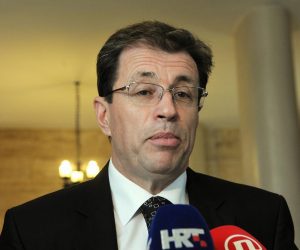 14.06.2012., Zagreb - 2. kongres hrvatskih menadzera i poduzetnika odrzan je u Hrvatskoj obrtnickoj komori. Ivan Miloloza, predsjednik udruge poslodavaca. 
Photo: Davor Visnjic/PIXSELL