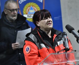 Zagreb, 260320.
U Ravnateljstvu civilne zastite odrzana je konferencija za medije Nacionalnog stozera civilne zastite a vezano za pandemiju koronavirusa. 
Foto: Ronald Gorsic / CROPIX