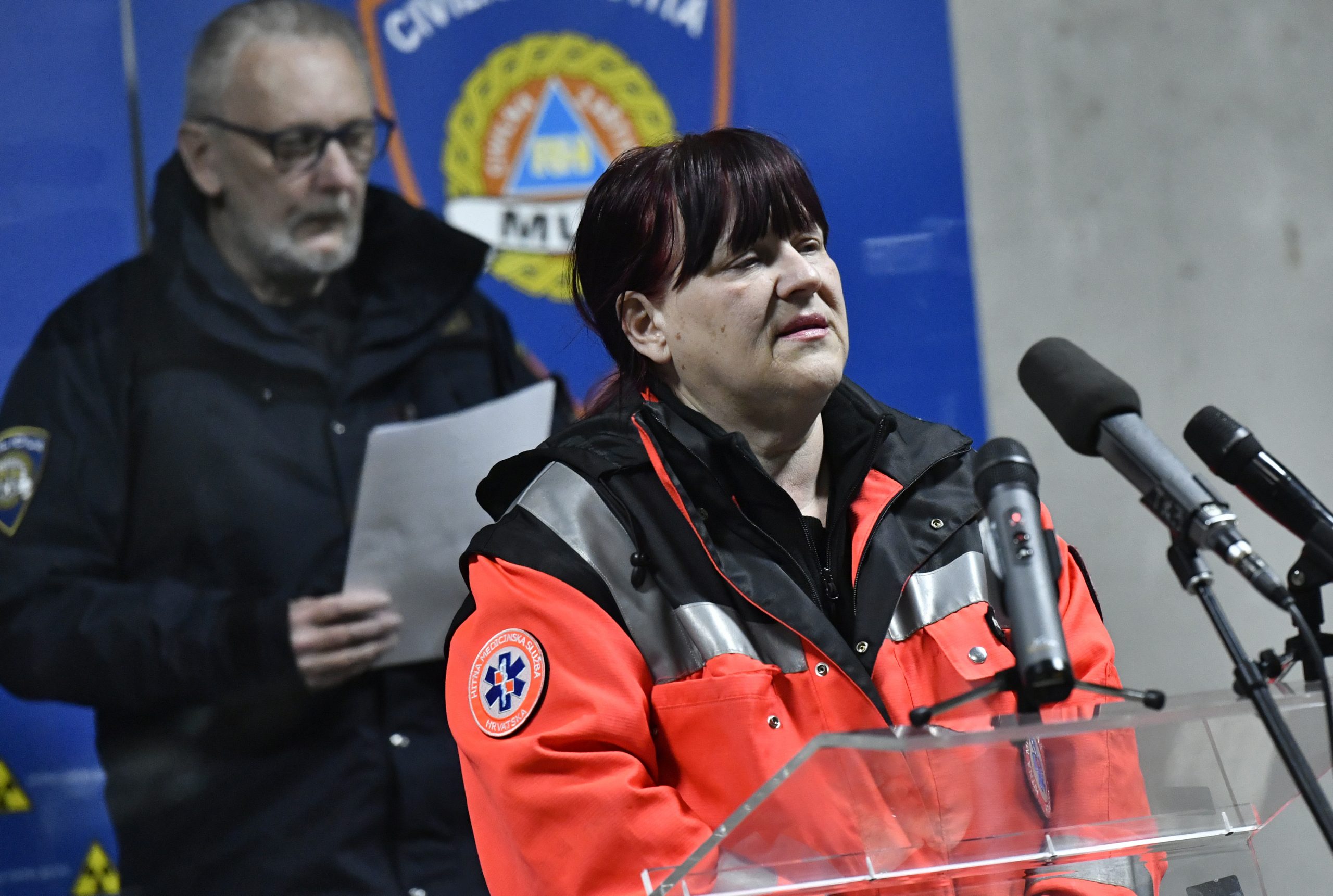 Zagreb, 260320.
U Ravnateljstvu civilne zastite odrzana je konferencija za medije Nacionalnog stozera civilne zastite a vezano za pandemiju koronavirusa. 
Foto: Ronald Gorsic / CROPIX