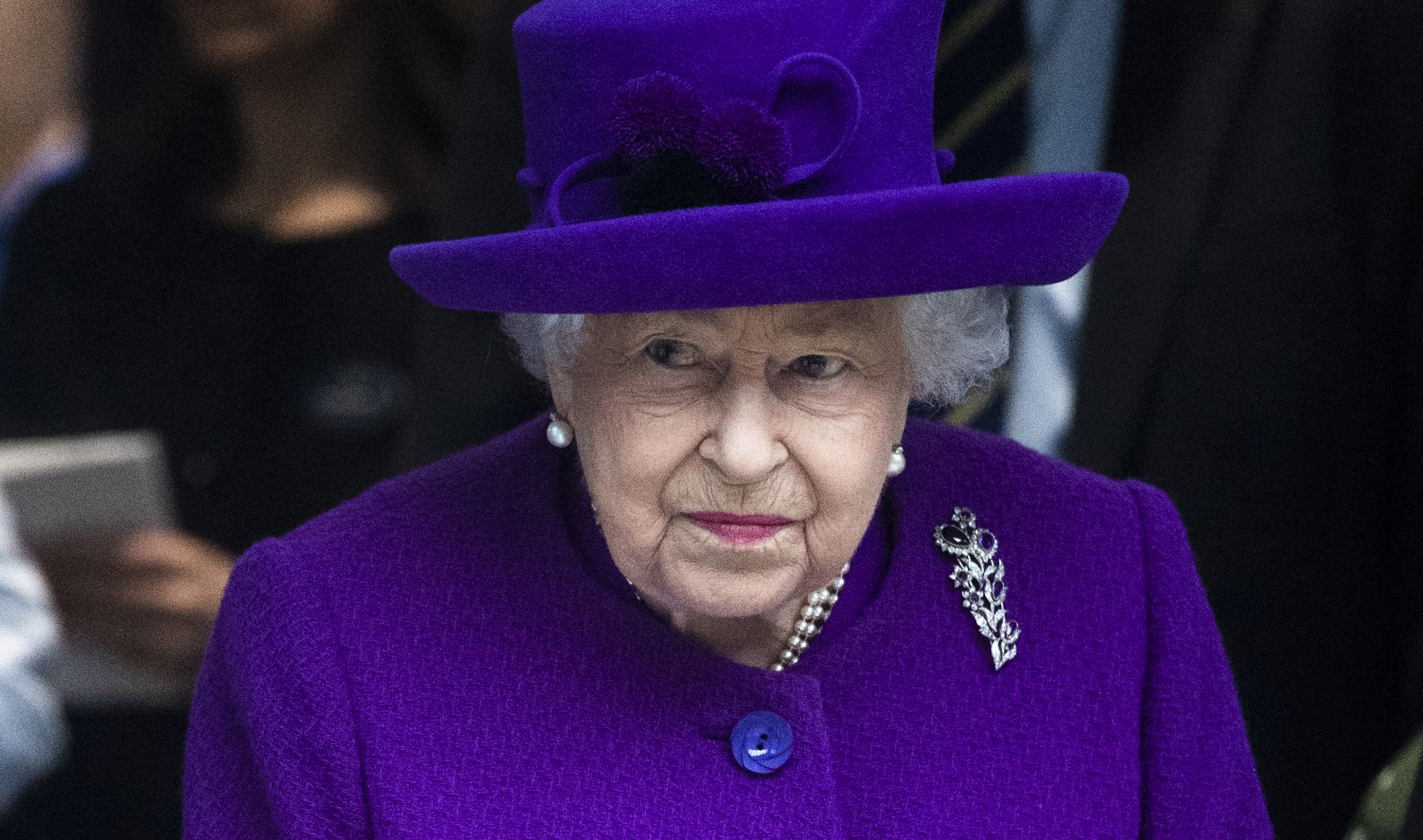 epa08343708 (FILE) - Britain's Queen Elizabeth II visits the new premises of the Royal National ENT and Eastman Dental Hospital in London, Britain 19 February 2020 (reissued 05 April 2020). The British monarch will address the public on 05 Apri 2020 in a recorded televised speech. She will address the UK and the Commonwealth on the efforts in the fight against the widespread of the novel coronavirus.  EPA/FACUNDO ARRIZABALAGA *** Local Caption *** 55884937