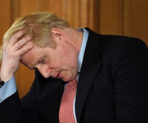 epa08346731 (FILE) British Prime Minister Boris Johnson speaks during a news conference inside 10 Downing Street in London, Britain, 12 March 2020 (reissued 06 April 2020). According to reports, British Prime Minister Boris Johnson has been moved to intensive care unit on 06 April 2020 after his symptoms have worsened. Johnson  was admitted to hospital yesterday, ten days after being tested positive for the SARS-CoV-2 coronavirus which causes the Covid-19 disease.  EPA/FACUNDO ARRIZABALAGA / POOL