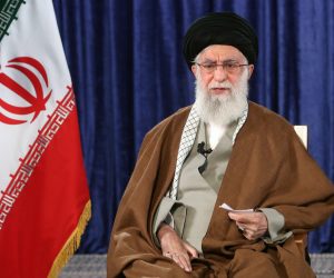 epa08352393 A handout photo made available by the supreme leader office shows Iranian Supreme Leader Ayatollah Ali Khamenei addressing nation during a live TV speech in Tehran, Iran, 09 April 2020. Media reported that Khamenei suggested that there would be no mass gathering during the holy month of Ramadan amid the new coronavirus pandemic. Iran is one of the most effected by pandemic COVID-19 disease caused by the SARS-CoV-2 coronavirus. According to latest reports by the Iranian Ministry of Health, more than 4000 people have died from the coronavirus infection throughout the country.  EPA/LEADER OFFICE HANDOUT  HANDOUT EDITORIAL USE ONLY/NO SALES