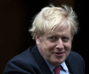 epa08358961 (FILE) British Prime Minister Boris Johnson ahead of greeting Prime Minister of Croatia Plenkovic for a meeting at 10 Downing Street in London, Britain, 24 February 2020 (reissued 12 April 2020). British Prime Minister Boris Johnson was discharged from hospital on 12 April 2020. Johnson was treated for the pandemic COVID-19 disease caused by the SARS-CoV-2 coronavirus at St. Thomas'.  EPA/WILL OLIVER *** Local Caption *** 55901349
