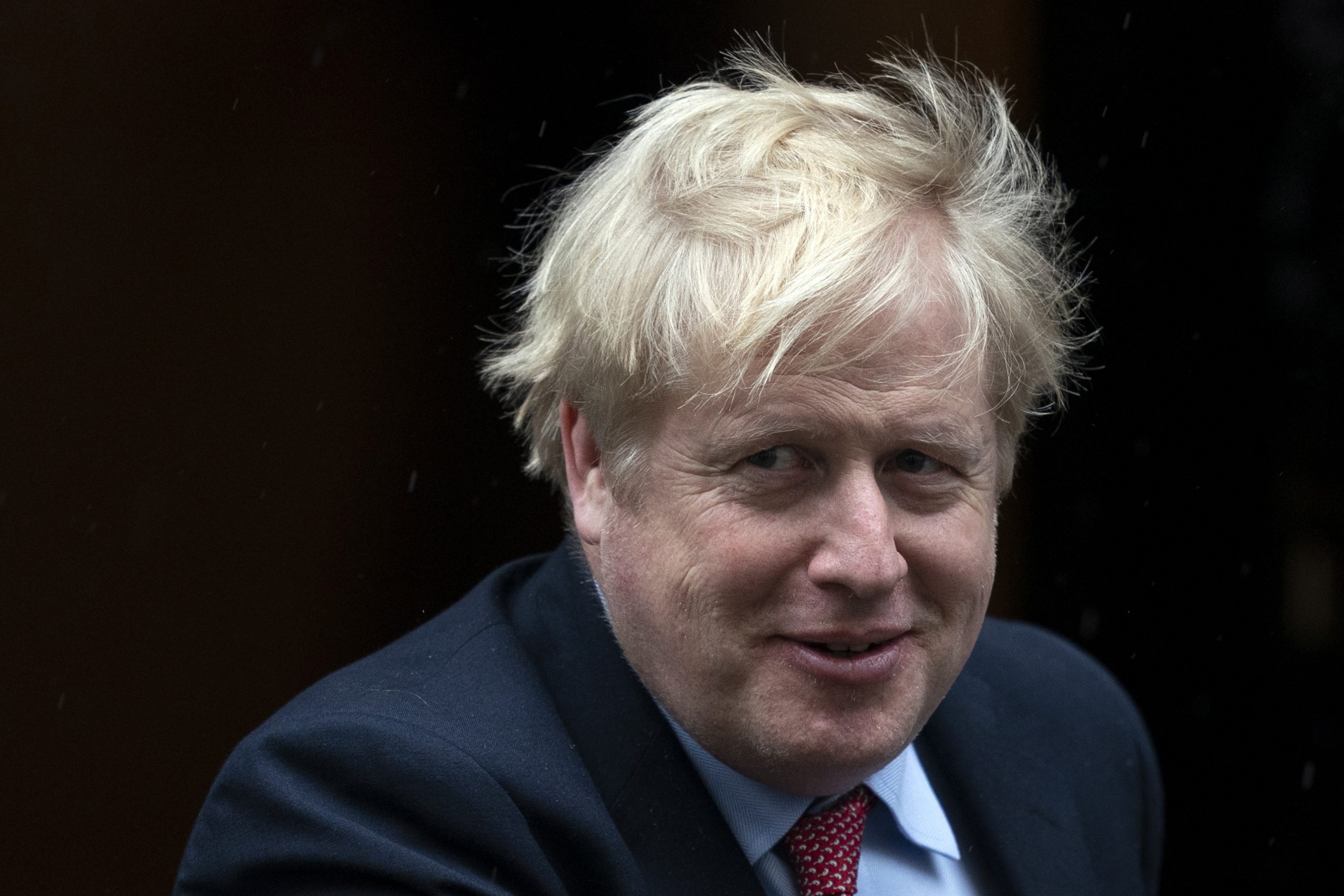 epa08358961 (FILE) British Prime Minister Boris Johnson ahead of greeting Prime Minister of Croatia Plenkovic for a meeting at 10 Downing Street in London, Britain, 24 February 2020 (reissued 12 April 2020). British Prime Minister Boris Johnson was discharged from hospital on 12 April 2020. Johnson was treated for the pandemic COVID-19 disease caused by the SARS-CoV-2 coronavirus at St. Thomas'.  EPA/WILL OLIVER *** Local Caption *** 55901349