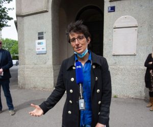 Zagreb, 17.04.2020. - Hrvatsko novinarsko društvo (HND) i Sindikat novinara Hrvatske (SNH) održalo je online konferenciju za medije pod nazivom "Tražimo hitne mjere za spas novinarstva". Na fotografiji Hrvoje Zovko, Maja Sever, Danijela Stanojević.  foto HND/ POOL / Daniel KASAP/ dk