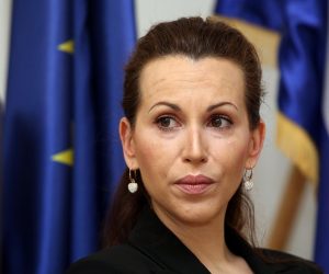 04.05.2018., Zagreb - U Skoli narodnog zdravlja Andrija Stampar odrzan je okrugli stol na temu Mladi lijecnici u Hrvatskoj: zaposljavanje i slobodna mobilnost. Majda Buric. 
Photo: Goran Stanzl/PIXSELL