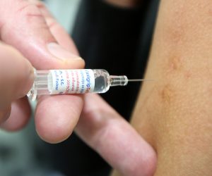 06.11.2019., Sibenik - U prostoru Zavoda za javno zdravstvo pocelo je cjepljenje protiv gripe. Ove je godine nabavljeno cetverovalentno cjepivo VaxigripTetra koje sadrzi cetiri podtipa virusa i to virusa A (H1N1 i H3N2) i dva podtipa virusa B. 
Photo: Dusko Jaramaz/PIXSELL