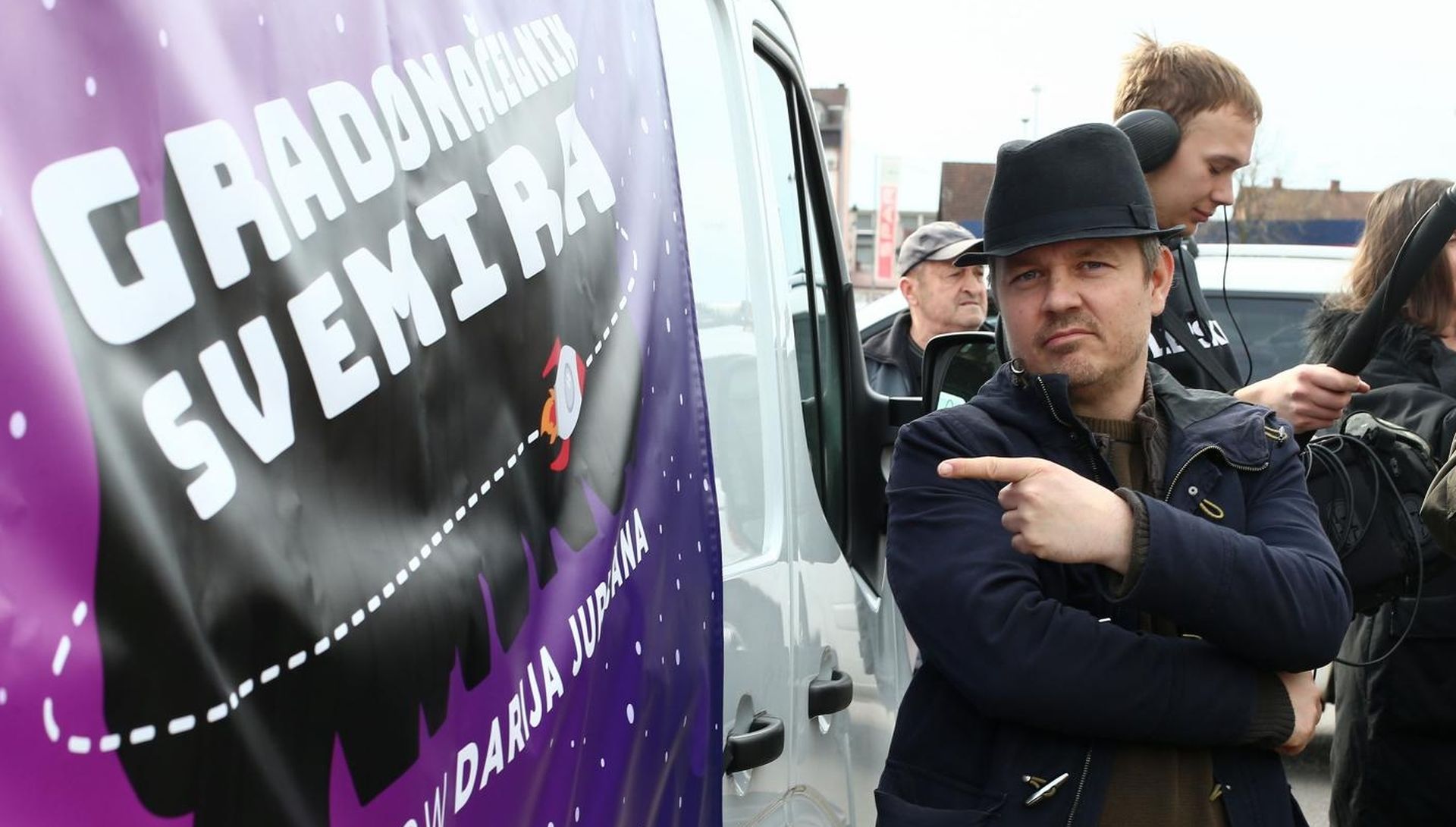 07.03.2020., Zagreb -  Novi show Darija Juricana na trznici u Dubravi pod nazivom Ispovjedaonica. Photo: Matija Habljak/PIXSELL