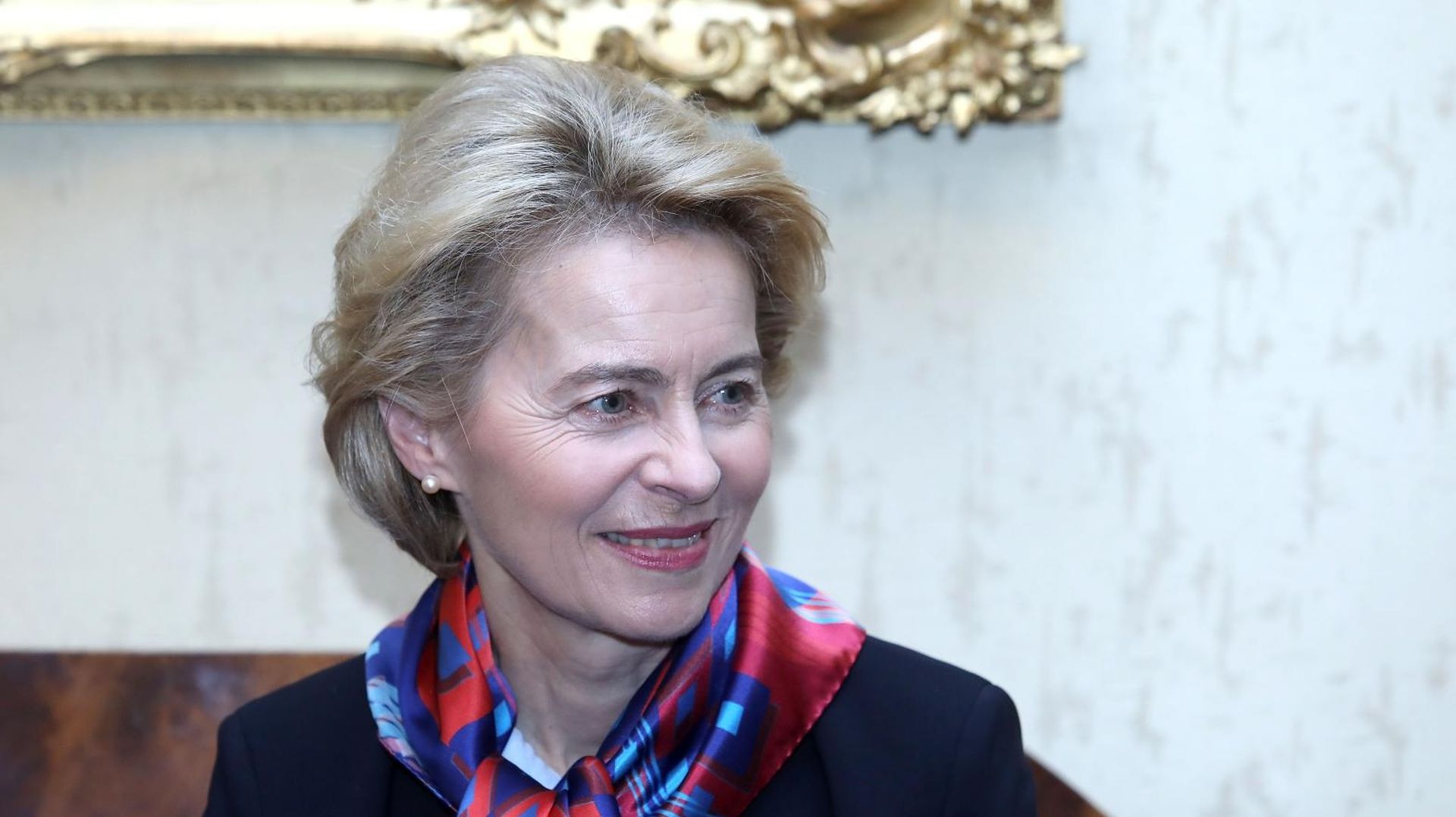 10.01.2020., Zagreb - Predsjednica Europske komisije Ursula von der Leyen na sastanku s predsjednikom Hrvatskog sabora Gordanom Jandrokovicem povodom pocetka predsjedanja Hrvatske Vijecem Europske unije. Photo: Patrik Macek/PIXSELL