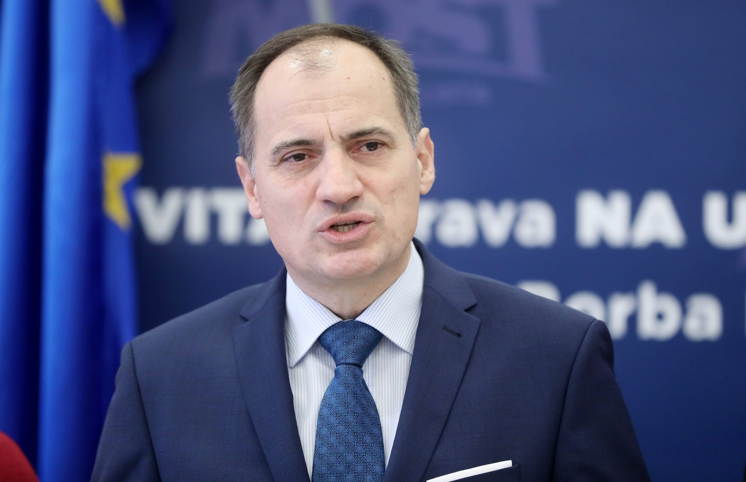 10.12.2019., Zagreb - Konferencija za medije o aktivnostima zagrebackog Mosta na kojoj je predsjednik Mosta Bozo Petrov predstavio saborskog zastupnika Slavena Dobrovica kao covjeka koji ce voditi zagrebacki MOST. Photo: Sanjin Strukic/PIXSELL