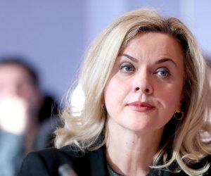 Zagreb: Održana panel rasprava "Direktiva o autorskom pravu na Jedinstvenom digitalnom tržištu EU" 11.01.2019.., Zagreb - U auli zagrebackog Sveucilista odrzana je panel-rasprava pod nazivom Direktiva o autorskom pravu na Jedinstvenom digitalnom trzistu EU: clanci 11. i 13. Skup su organizirali Sveuciliste u Zagrebu i Sveucilisni interdisciplinarni poslijediplomski specijalisticki studij Intelektualno vlasnistvo. Panelisti: Romana Matanovac Vuckovic sa zagrebackog Pravnog fakulteta, ministrica kulture Nina Obuljen Korzinek, europarlamentarci Dubravka Suica, Jozo Rados i Zeljana Zovko. 
Photo: Igor Kralj/PIXSELL
