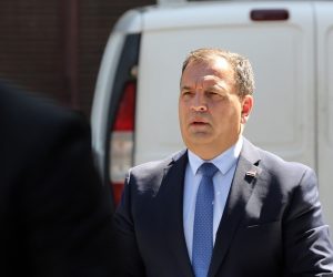 16.04.2020., Zagreb - Nacionalni stozer civilne zastite odrzao je konferenciju za medije o najnovijim detaljima sirenja koronavirusa u Hrvatskoj. Vili Beros.

Photo: Davor Pongracic/POOL/CROPIX