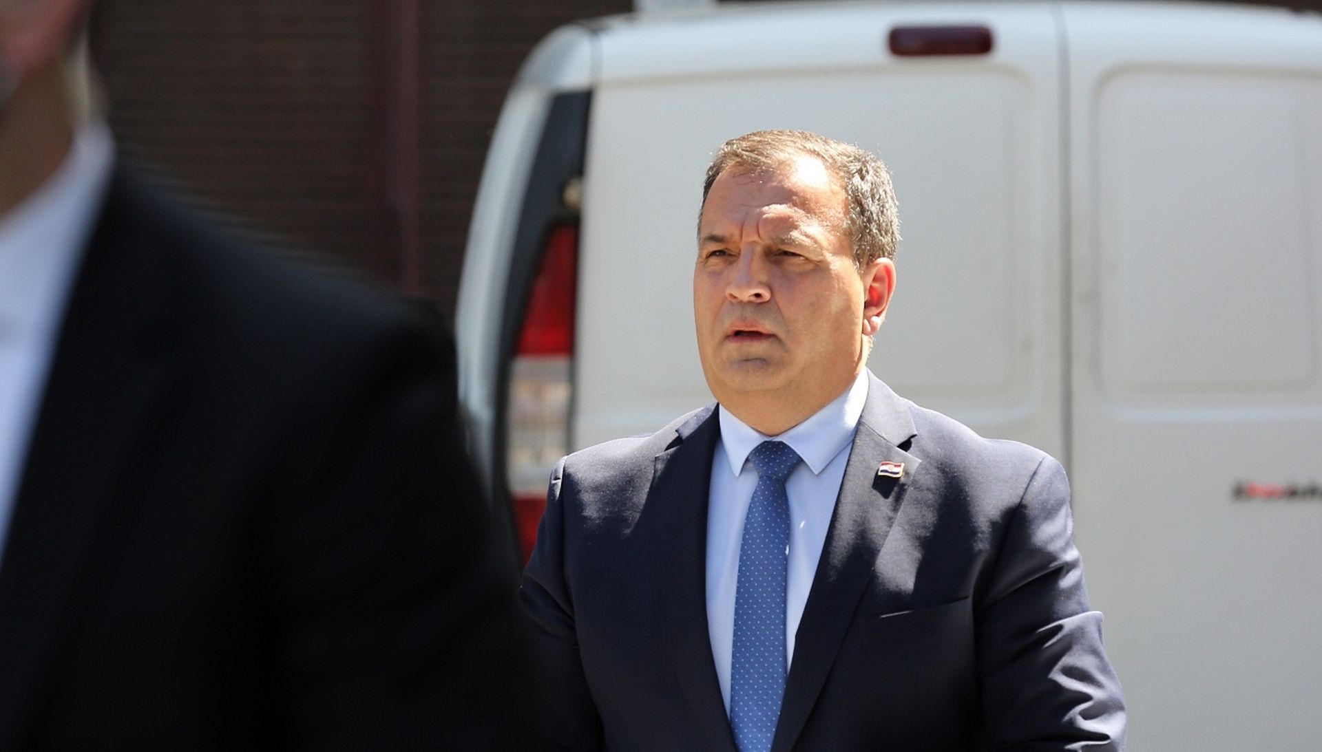 16.04.2020., Zagreb - Nacionalni stozer civilne zastite odrzao je konferenciju za medije o najnovijim detaljima sirenja koronavirusa u Hrvatskoj. Vili Beros.

Photo: Davor Pongracic/POOL/CROPIX