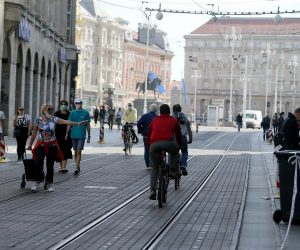 18.04.2020., Zagreb - Centar grada Zagreba u vrijeme koronavirusa. Photo: Dalibor Urukalovic/PIXSELL