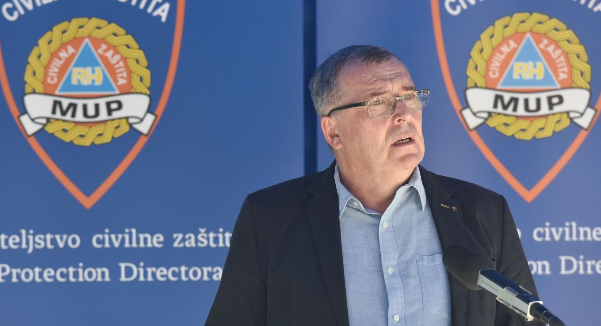 18.04.2020., Zagreb - Nacionalni stozer civilne zastite odrzao je redovitu konferenciju za medije.
Photo: Davorin Visnjic/PIXSELL