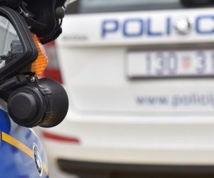20.03.2017., Sibenik -
Policijske oznake na sluzbenim vozilima.
Photo: Hrvoje Jelavic/PIXSELL