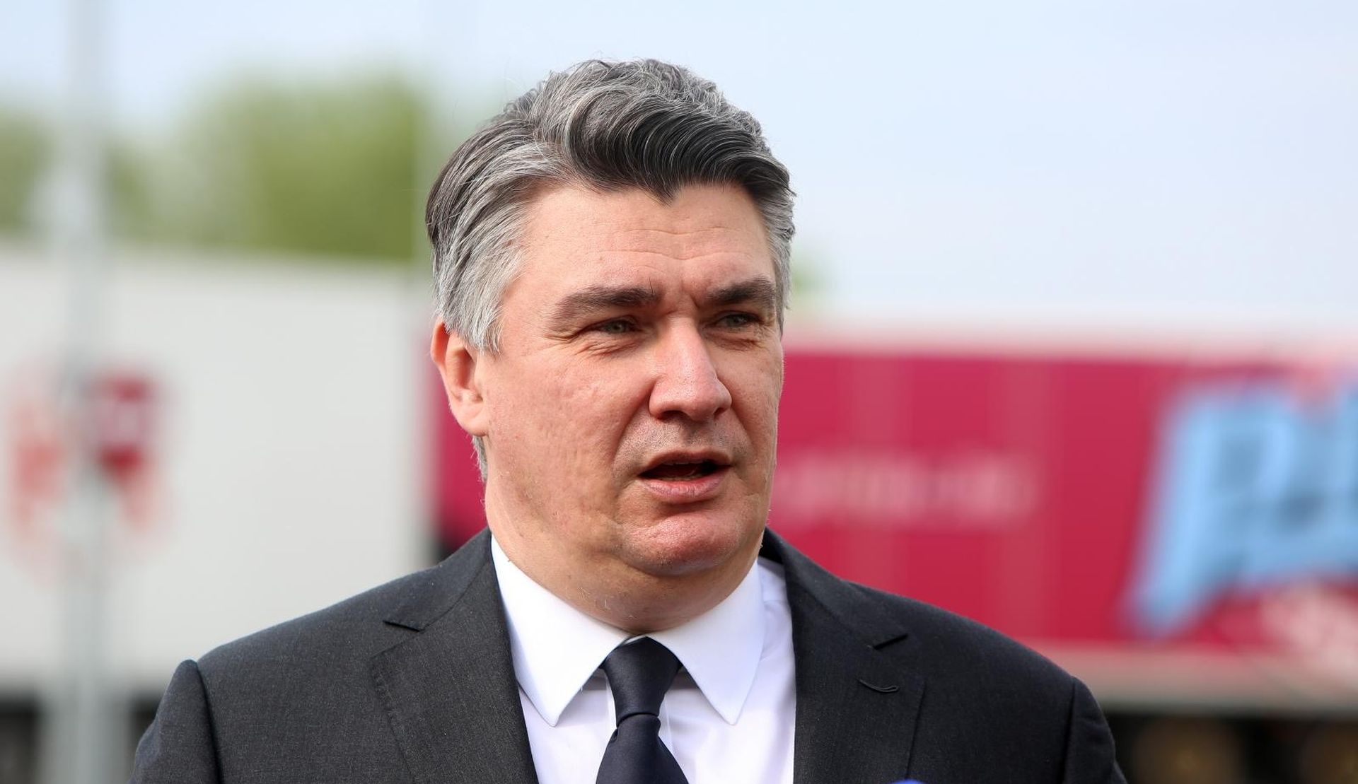 20.04.2020., Karlovac - Predsjednik Republike Hrvatske Zoran Milanovic posjetio je tvrtku „PPK karlovacka mesna industrija d.d. – Grupa Pivac“ gdje je sa predstavnicima Uprave tvrtke obisao pogon i upoznao se sa radom mesne industrije u doba koronavirusa. 
Photo: Kristina Stedul Fabac/PIXSELL