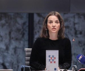 25.03.2020., Zagreb - Ministrica poljoprivrede, Marija Vuckovic, predsjedala je video konferencijom AGRIFISH sastanka. Photo: Borna Filic/PIXSELL/EU2020HR