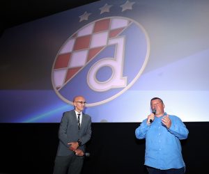 29.08.2019., Zagreb - U WOW baru kina Kaptol Boutique Cinema Dinamov strucni stozer pratio je izvlacenje skupina Lige prvaka, nakon cega je odrzana svecana projekcija dokumentarnog filma o prosloj europskoj sezoni GNK Dinamo. 
Ivica Blazicko. 
Photo: Goran Stanzl/PIXSELL