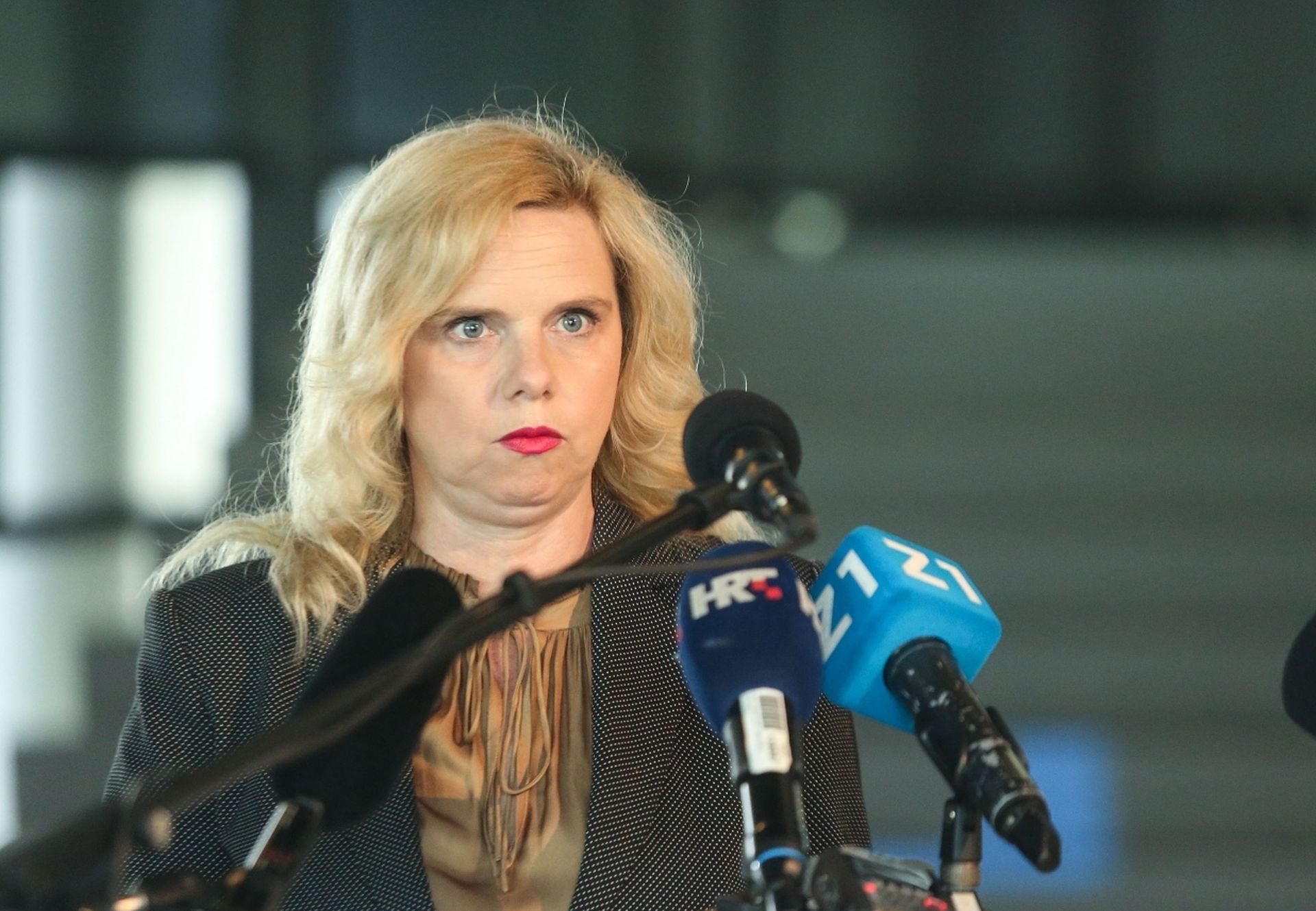 30.04.2020., Zagreb - U Muzeju suvremene umjetnosti odrzana konferencija za medije na temu aktualnih pitanja vezanih uz prostor kina Europa dodijeljen na koristenje KIC-u.
Photo: Marin Tironi/PIXSELL.