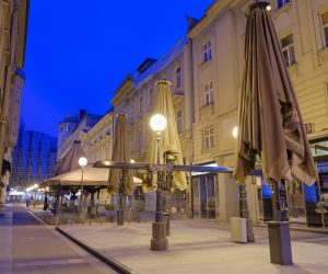 30.03.2020., Zagreb - Gotovo potpuno prazan grad posljedica je potresa i korona virusa. Bogoviceva ulica. 
Photo: Tomislav Miletic/PIXSELL