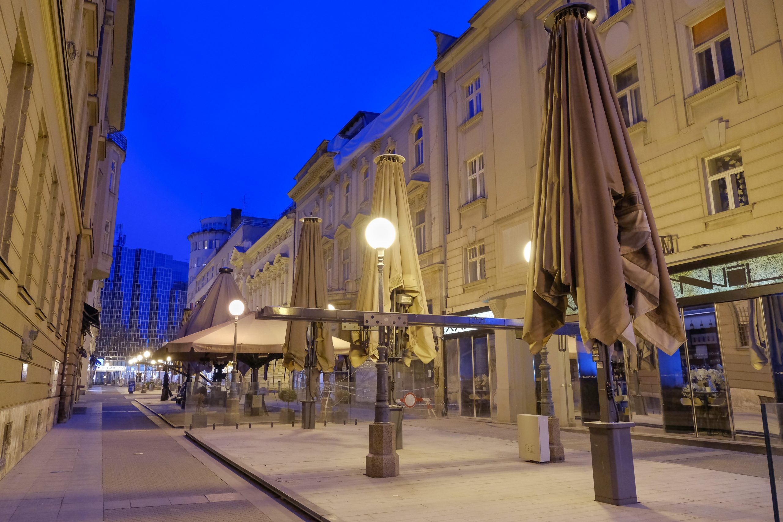 30.03.2020., Zagreb - Gotovo potpuno prazan grad posljedica je potresa i korona virusa. Bogoviceva ulica. 
Photo: Tomislav Miletic/PIXSELL