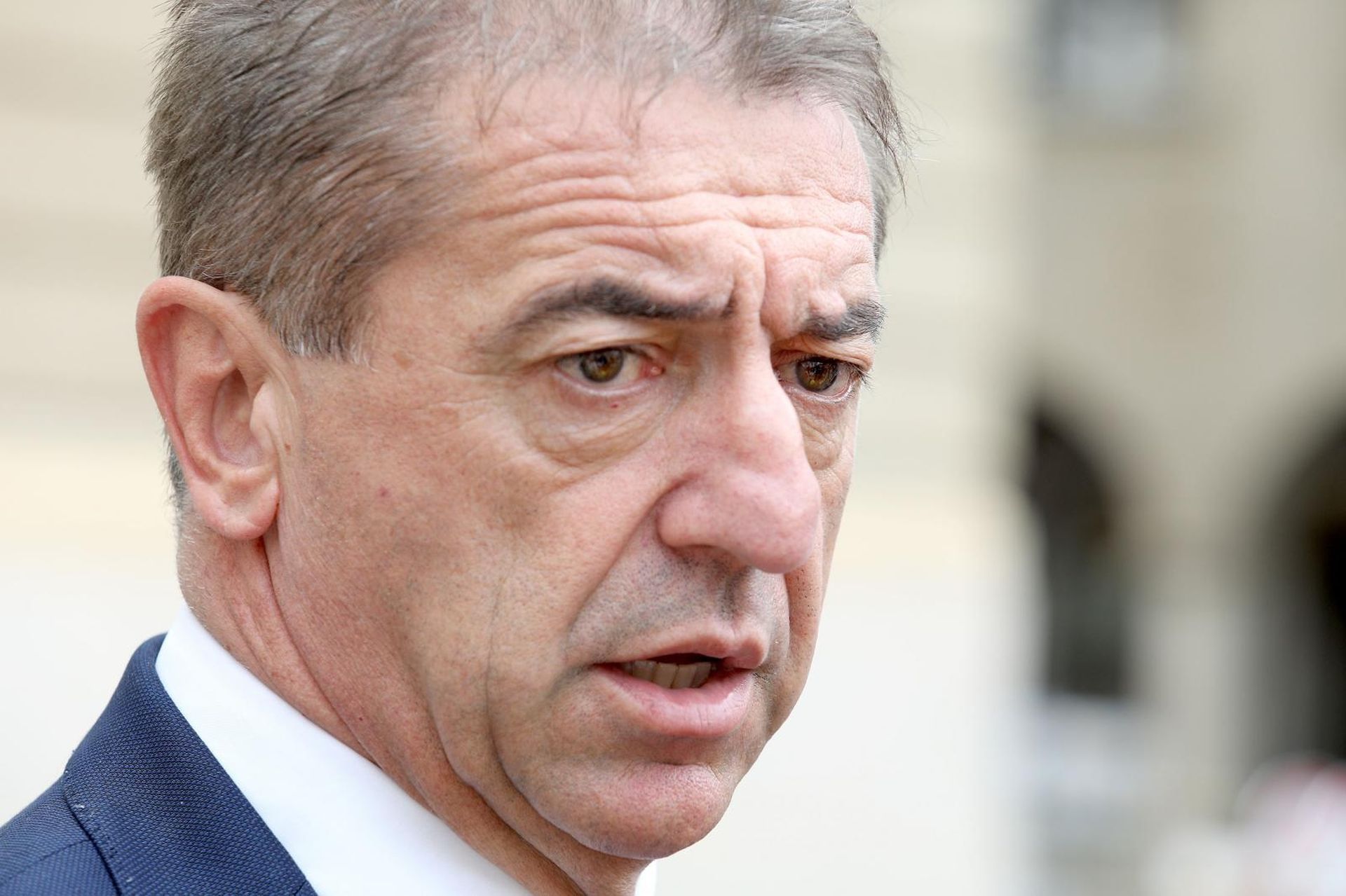 31.08.2018., Zagreb - Nakon burnih dana u HDZ-u danas se neocekivano u Saboru pojavio Darko Milinovic, koji je novinarima rekao da je dosao "rijesiti statusna pitanja", ocigledno pokusavajuci napravit dodatni pritisak na vodstvo stranke prijetnjom povratka u saborske klupe.
Photo: Patrik Macek/PIXSELL