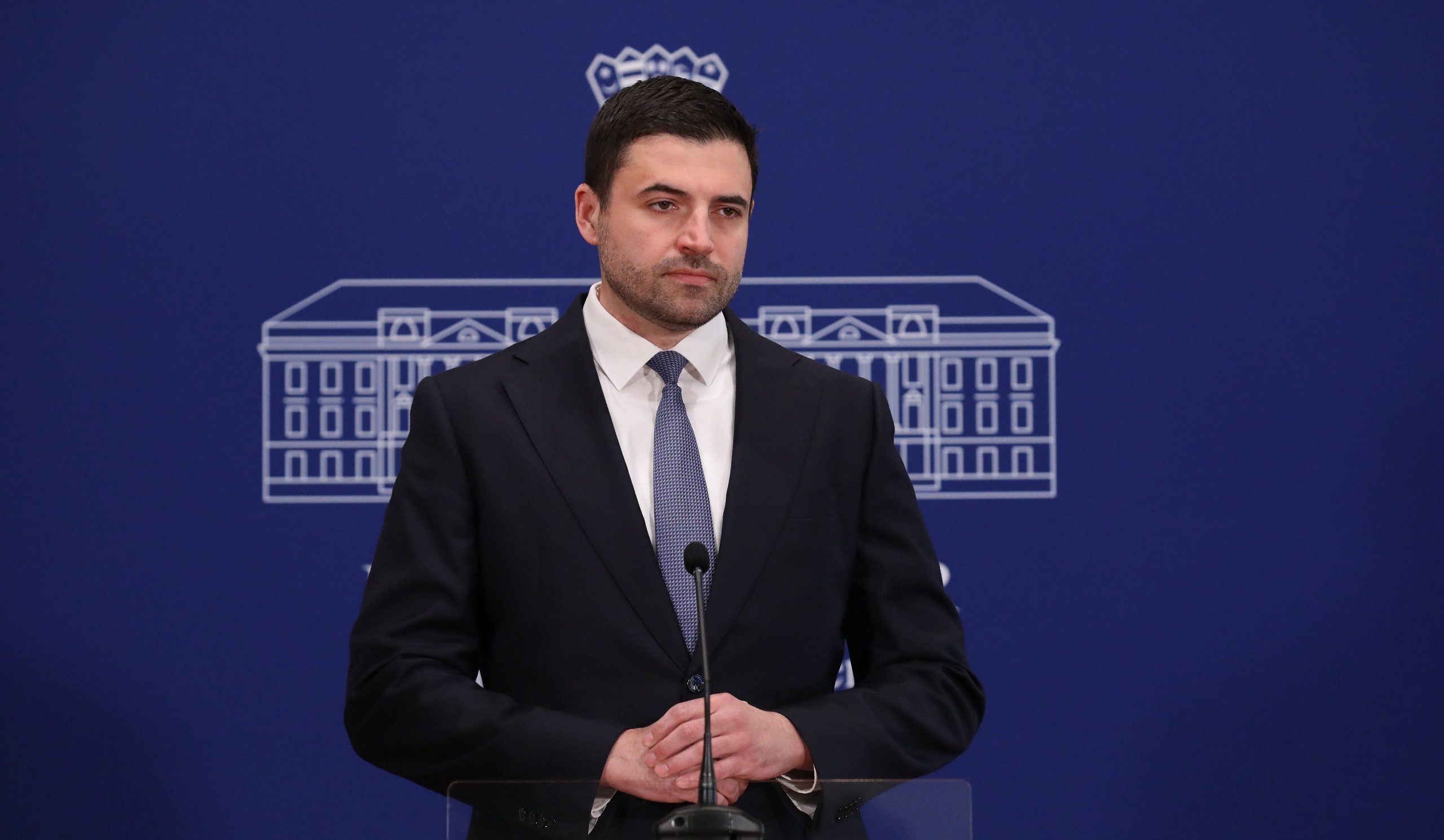 Zagreb, 08.05.2020. - Hrvatski sabor, konferencija za medije predsjednika SDP-a Davora Bernardića o ostavci ministra Krstičevića. Na fotografiji Davor Bernardić.
foto HINA/ Admir BULJUBAŠIĆ/ abu