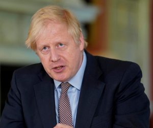 epa08413510 A handout photo made available by n 10 Downing street shows Britain's Prime Minister Boris Johnson making a television address to the nation in n10 Downing street in London, Britain 08 May 2020.  EPA/ANDREW PARSONS / HANDOUT This image is for Editorial use purposes only. The Image can not be used for advertising or commercial use. The Image can not be altered in any form. Credit should read Andrew Parsons/n10 Downing street. HANDOUT EDITORIAL USE ONLY/NO SALES