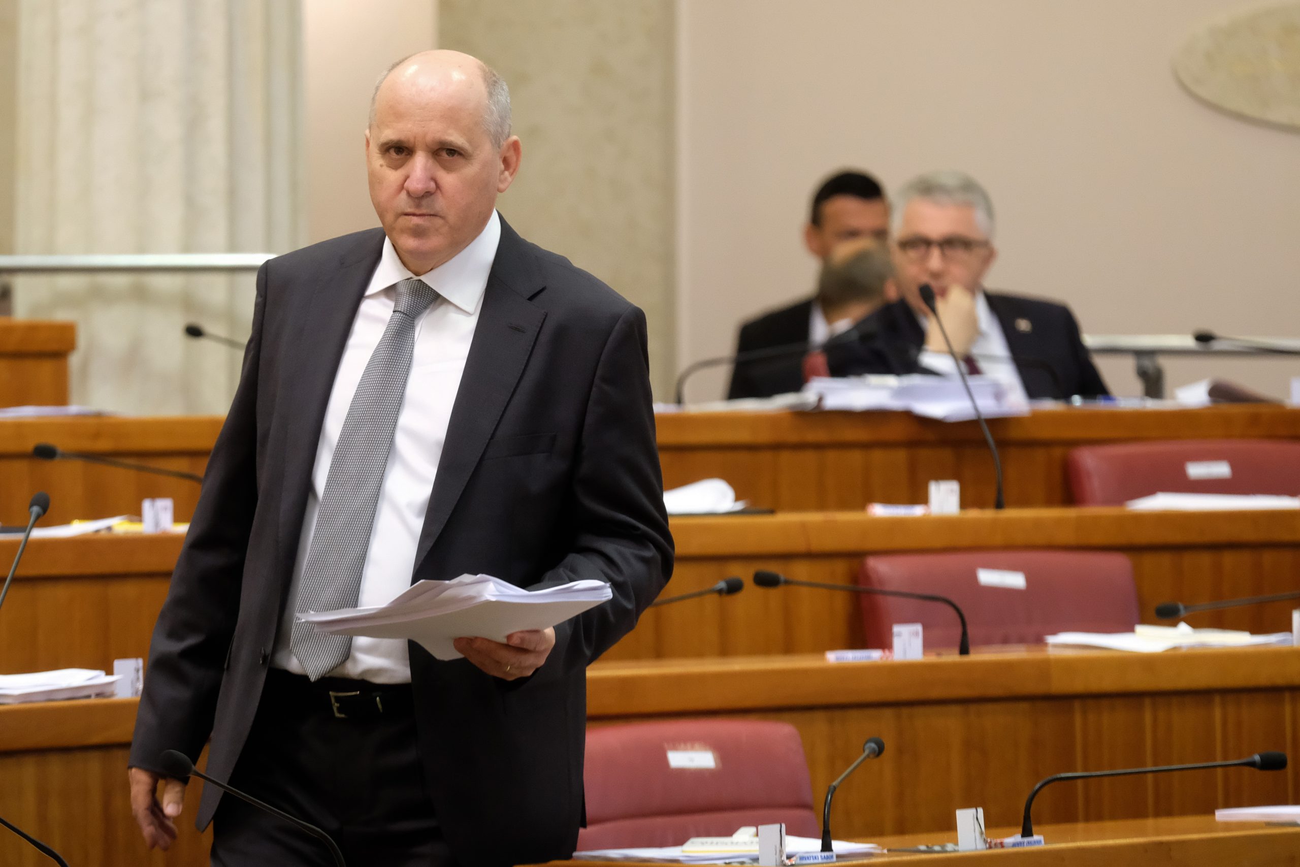 Zagreb, 14.05.2020. - Nastavak sjednice Hrvatskog sabora.
Na fotografiji Branko Bačić.
foto HINA/ Edvard ŠUŠAK/ es
