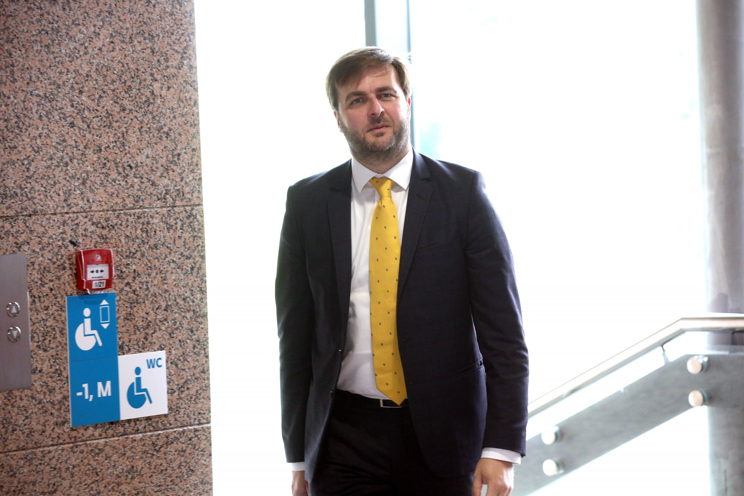 Zagreb, 14.5.2020 - Ministar Tomislav Ćorić dolazi na sjednicu Vlade RH.
Foto HINA/ Dario GRZELJ/ dag