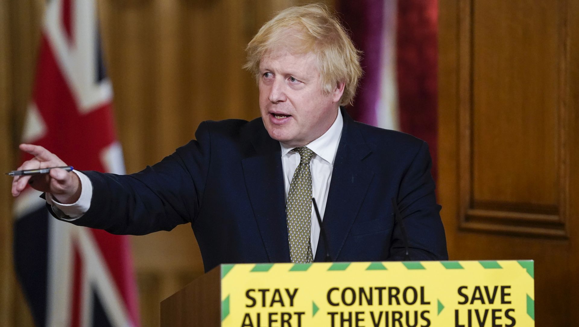epa08441788 A handout photo made available by n10 Downing street shows Britain's Prime Minister Boris Johnson holding a digital Covid-19 press conference in n10 Downing street in London, Britain, 24 May 2020. British Prime Minister Boris Johnson backed his Special Advisor Dominic Cummings after calls for Cummings' resignation have increased since news broke the Cummings broke lockdown regulations while showing symptoms for Covid-19. Johsnon also announced that primary schools will be reopened from 01 June.  EPA/ANDREW PARSONS / DOWNING STREET / HANDOUT This image is for Editorial use purposes only. The Image can not be used for advertising or commercial use. The Image can not be altered in any form. Credit should read Andrew Parsons/n10 Downing street. HANDOUT EDITORIAL USE ONLY/NO SALES