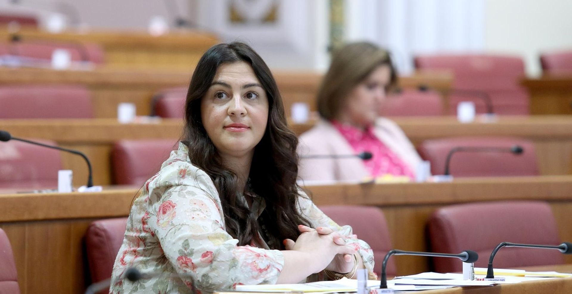03.05.2019., Zagreb - Sabor je 12. sjednicu nastavio raspravom o prijedlogu zakona o Pravosudnoj akademiji. Ivana Nincevic Lesandric.
Photo: Patrik Macek/PIXSELL