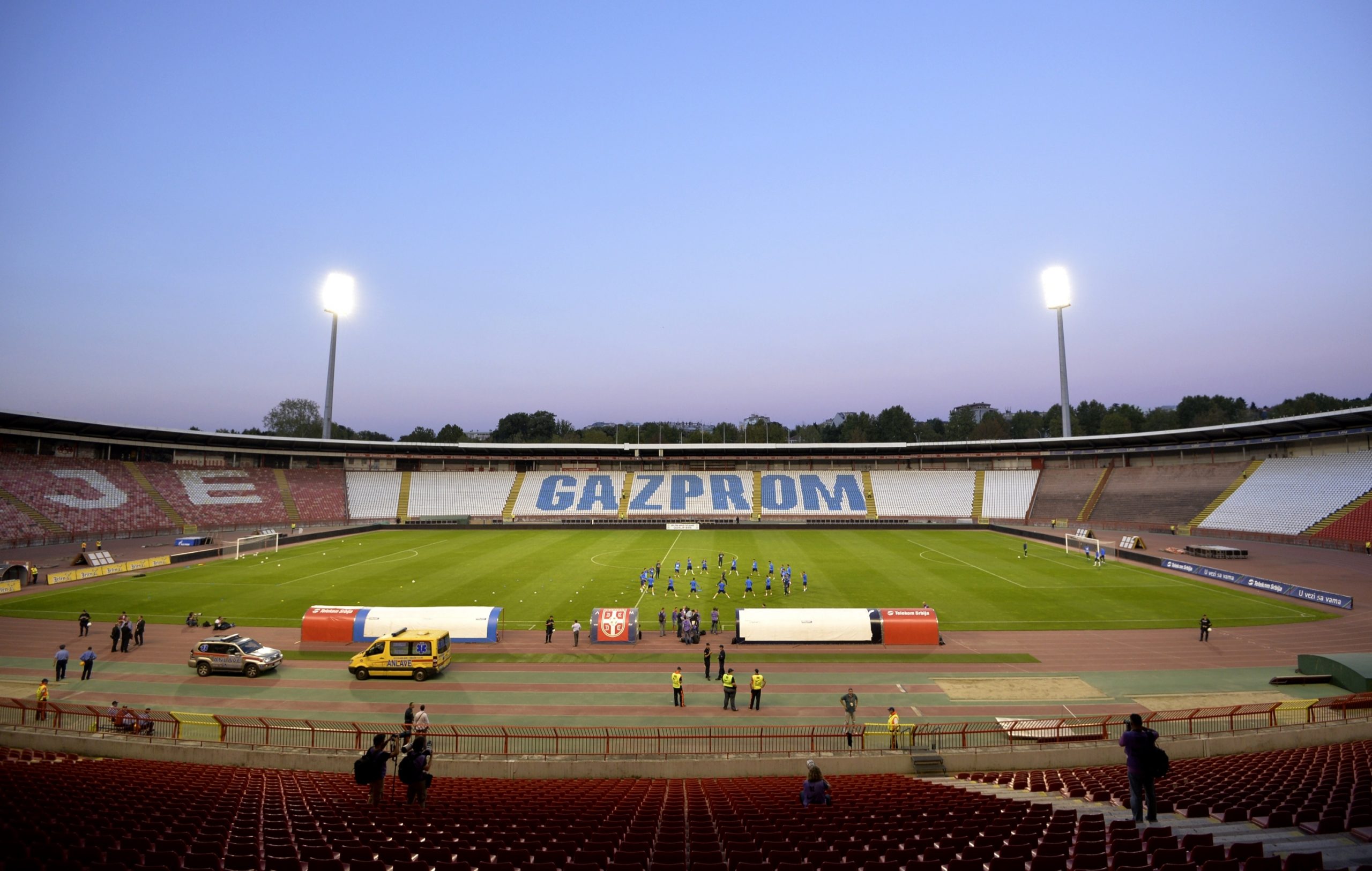 05.09.2013., Beograd - Stadion Crvene Zvezde Marakana, trening Hrvatske reprezentacije dan uoci utakmice protiv Srbije. Photo: Marko Lukunic/PIXSELL